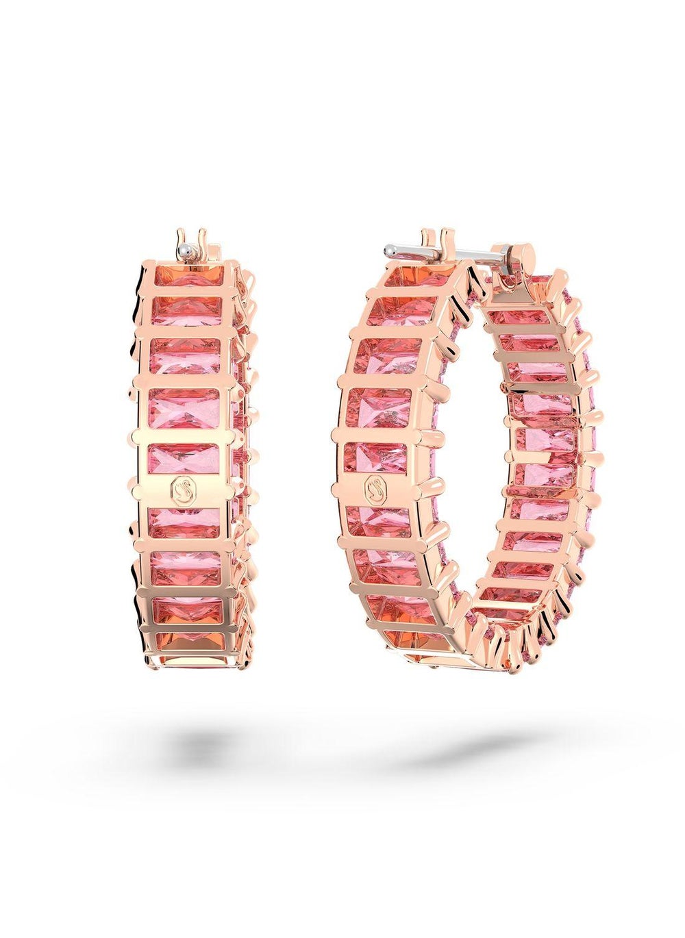 buy-swarovski-matrix-rose-gold-tone-plated-hoop-earrings_zym