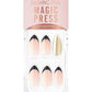 Magic Press Black Edge Press-On Manicure Set