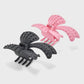Tha358 Chic Claw Clip Duo in Pink/Black