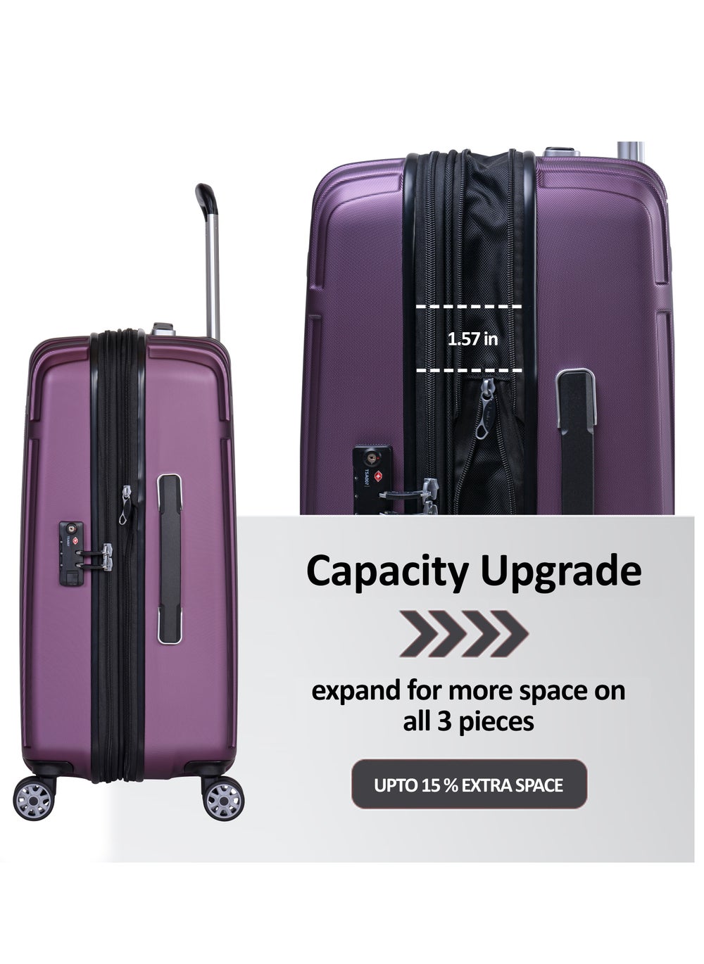 buy-eminent-hard-case-travel-bag-makrolon-polycarbonate-luggage-trolley-lightweight-expandable-zipper-suitcase-4-quiet-wheels-with-tsa-lock-kg82-purple_xlk