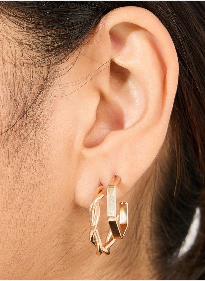 buy-styli-set-of-5-twist-detail-hoop-earrings_sl8