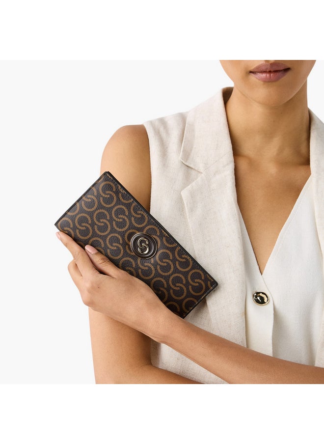 buy-celeste-women-monogram-print-bi-fold-wallet-with-snap-button-closure_oe0