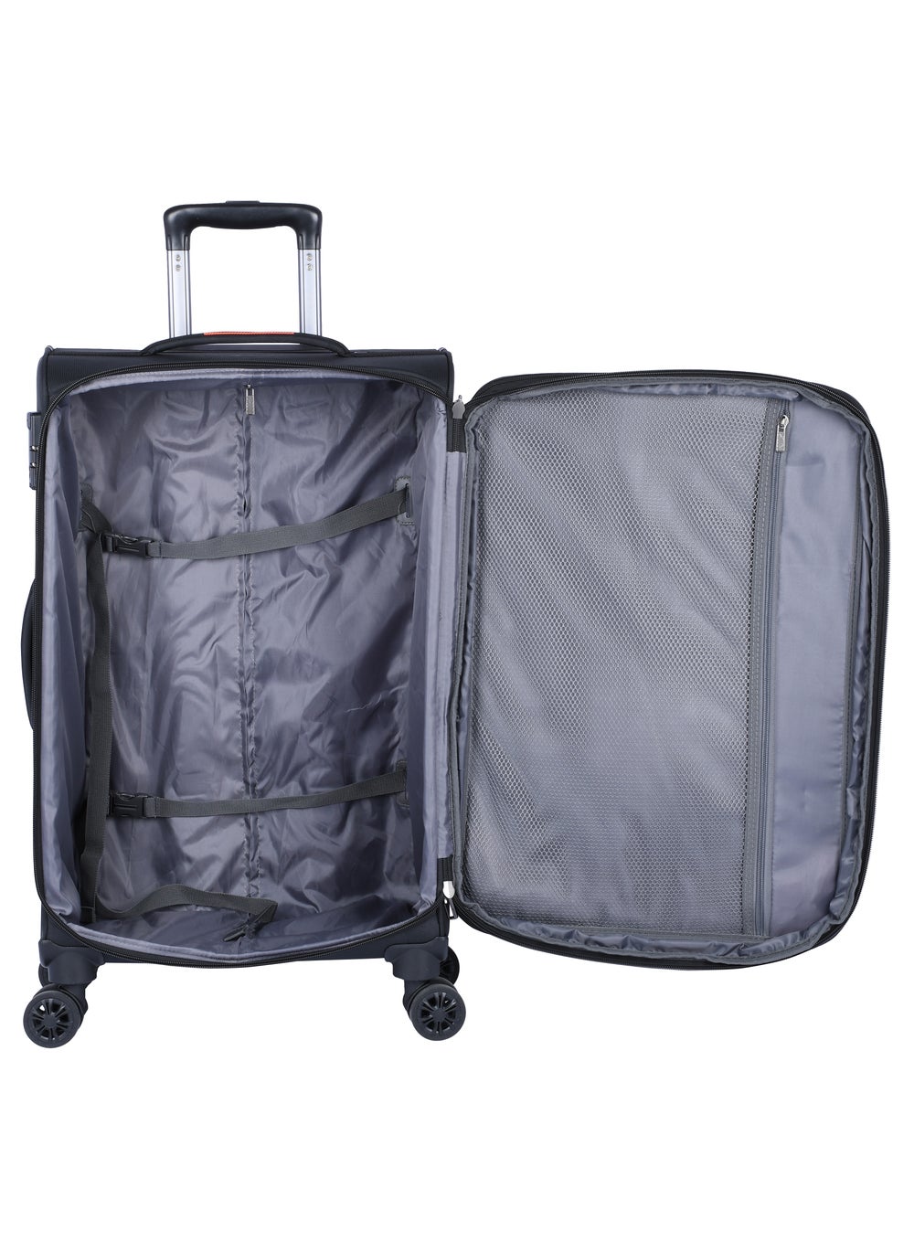 buy-eminent-expandable-luggage-trolley-bag-soft-suitcase-for-unisex-travel-polyester-shell-lightweight-with-tsa-lock-double-spinner-wheels-e777sz-carry-on-20-inch-black_e9t
