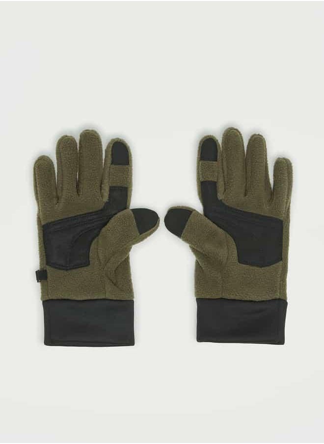 buy-kappa-kappa-textured-panelled-gloves-with-logo-detail_t2f