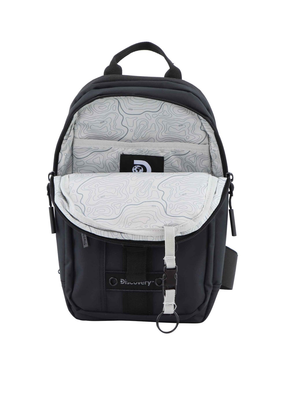 buy-discovery-discovery-shield-rpet-polyester-sling-cross-bag-black-durable-lightweight-tablet-protective-outdoor-business-college-casual-cross-body-bag-with-multi-compartment-rfid-pocket_c1e
