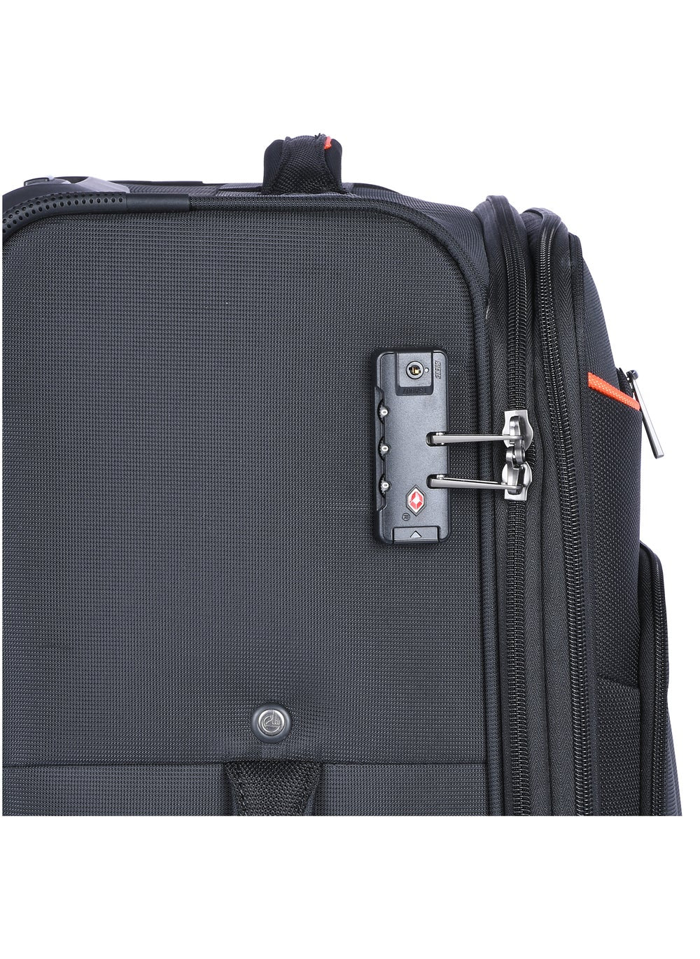 buy-eminent-expandable-luggage-trolley-bag-soft-suitcase-for-unisex-travel-polyester-shell-lightweight-with-tsa-lock-double-spinner-wheels-e777sz-medium-checked-24-inch-black_p0w