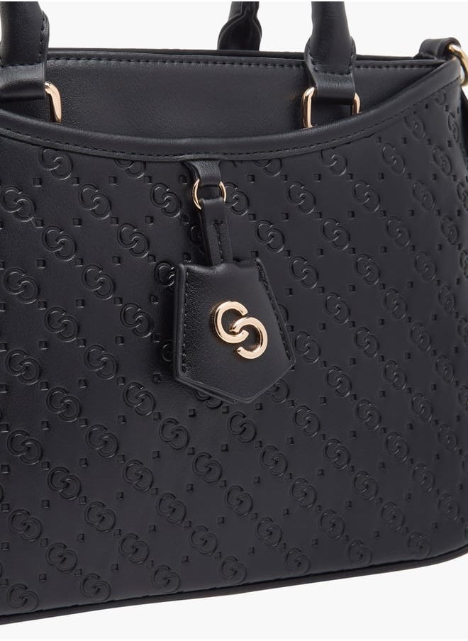 buy-celeste-women-monogram-embossed-tote-bag-with-zip-closure-and-detachable-strap_hpy