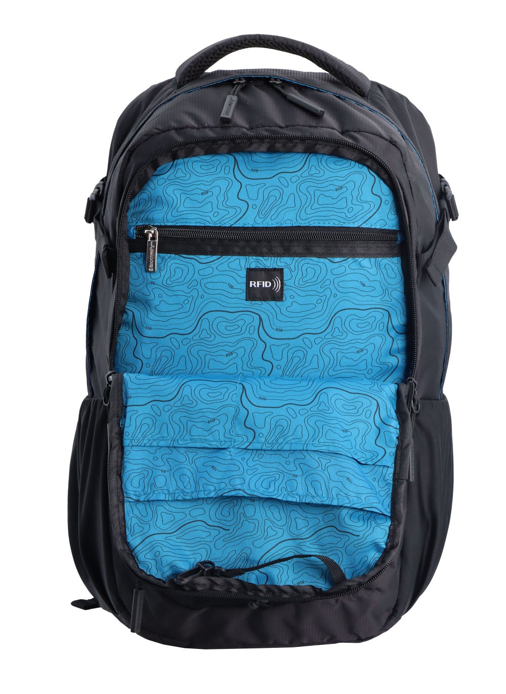 buy-discovery-discovery-outdoor-30l-backpack-black-for-adventure-durable-lightweight-water-resistant-multi-compartment-bag-for-men-women-hiking-trekking-camping-travel_u8b