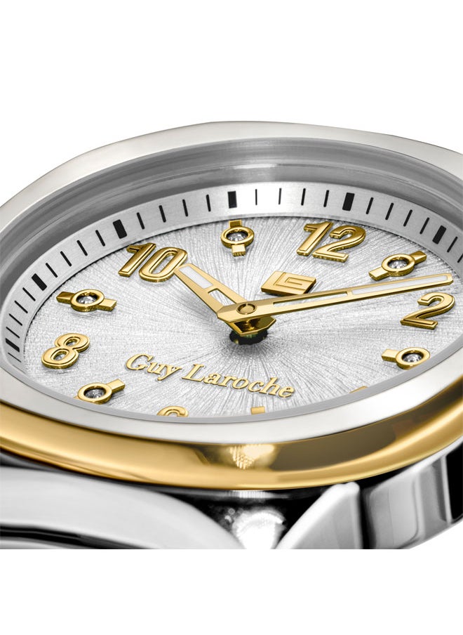 buy-guy-laroche-charlie-33mm-ladies-swiss-quartz-watch-with-white-silver-swirl-sunray-dial-silver-gold-plated-bracelet-sapphire-glass_zw5
