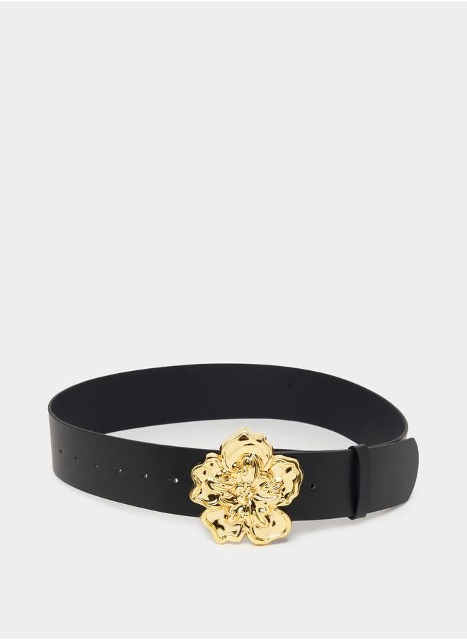 buy-styli-metal-floral-buckle-accent-belt_rvo