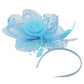 Ddaniela Monalisa Sky Blue Fascinator - Elegant Tea Party Headwear