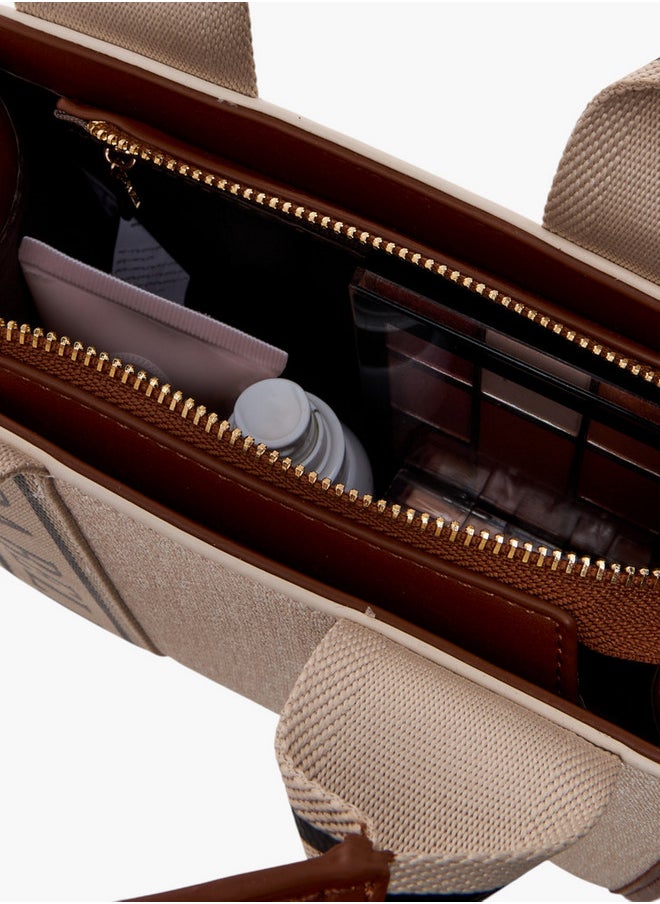 buy-flora-bella-by-shoexpress-logo-print-tote-bag-with-detachable-strap-and-zip-closure_te5