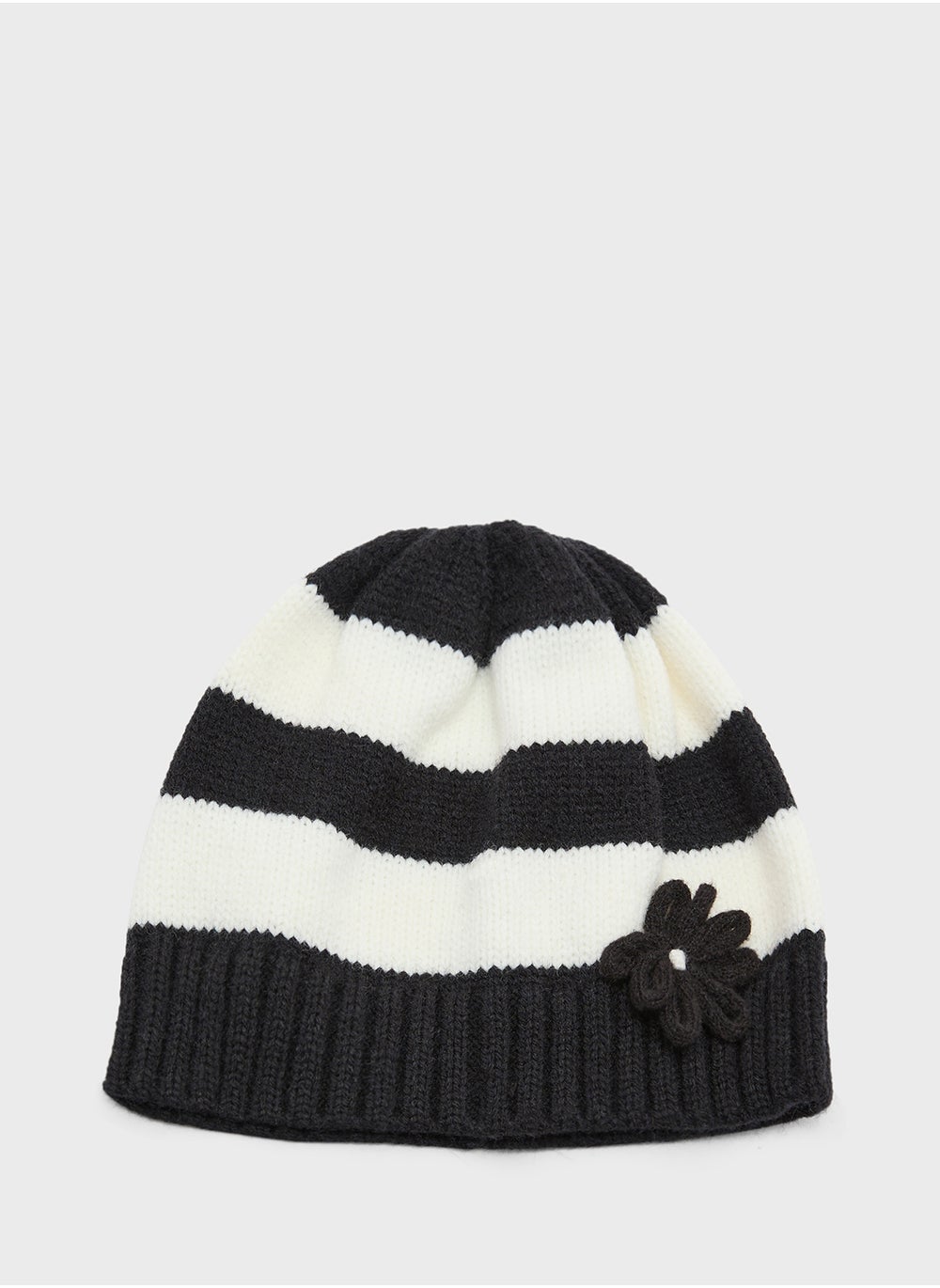 buy-ginger-striped-floral-winter-beanie_0p6