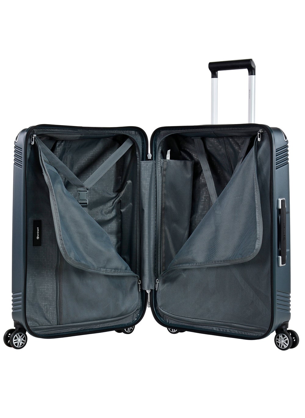 buy-eminent-hard-case-travel-bag-cabin-luggage-trolley-polycarbonate-lightweight-suitcase-4-quiet-double-spinner-wheels-with-tsa-lock-kk10-graphite_xf1