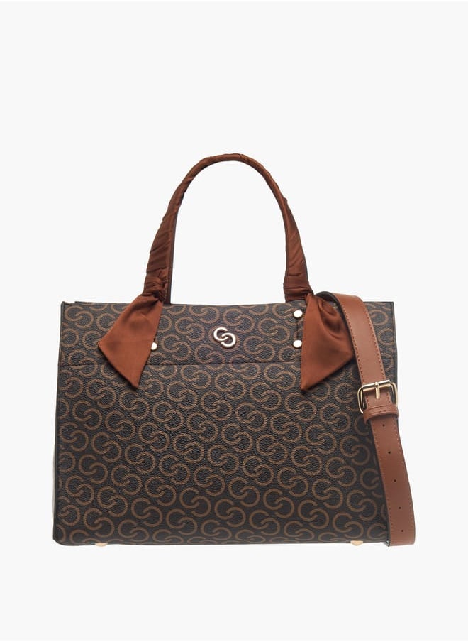 buy-celeste-womens-monogram-print-tote-bag-with-adjustable-strap-and-zip-closure_odp