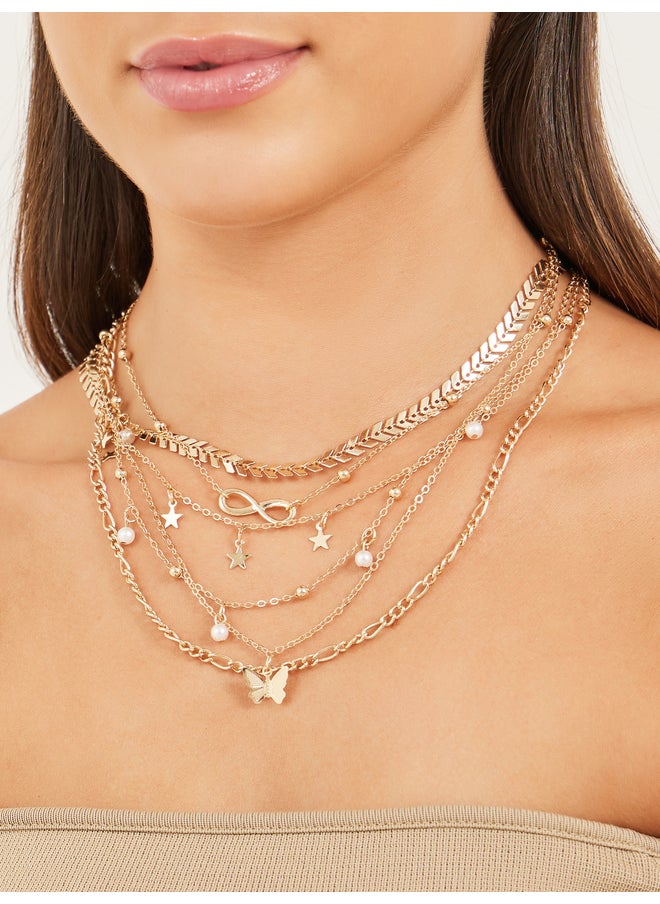 buy-styli-styli-set-of-6-assorted-butterfly-drop-necklace_if1