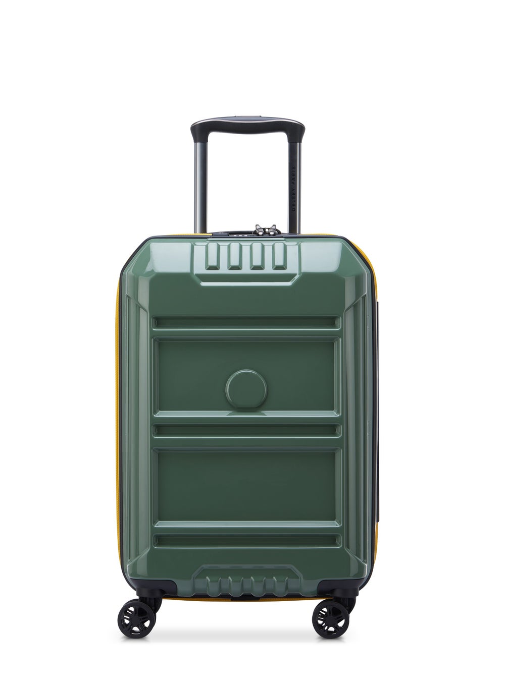 buy-delsey-paris-rempart-55cm-hardcase-expandable-4-double-wheel-flex-cabin-luggage-trolley-case-army-glossy-218180113_nye