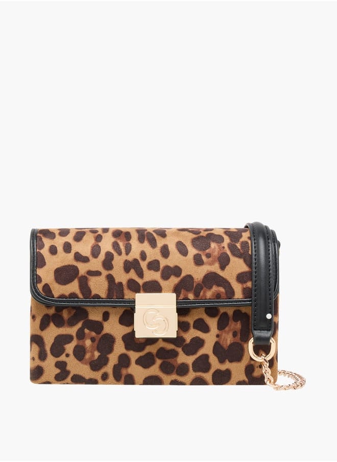 buy-celeste-animal-textured-crossbody-bag-with-chain-strap-and-flap-closure_s5c