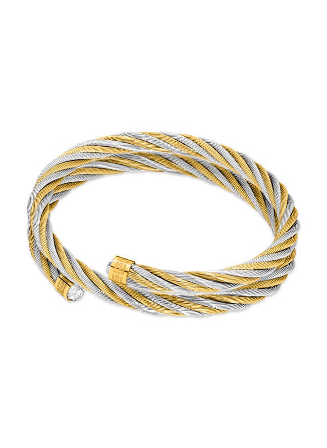 buy-guy-laroche-victoria-silver-and-gold-bangle-for-women_ecx