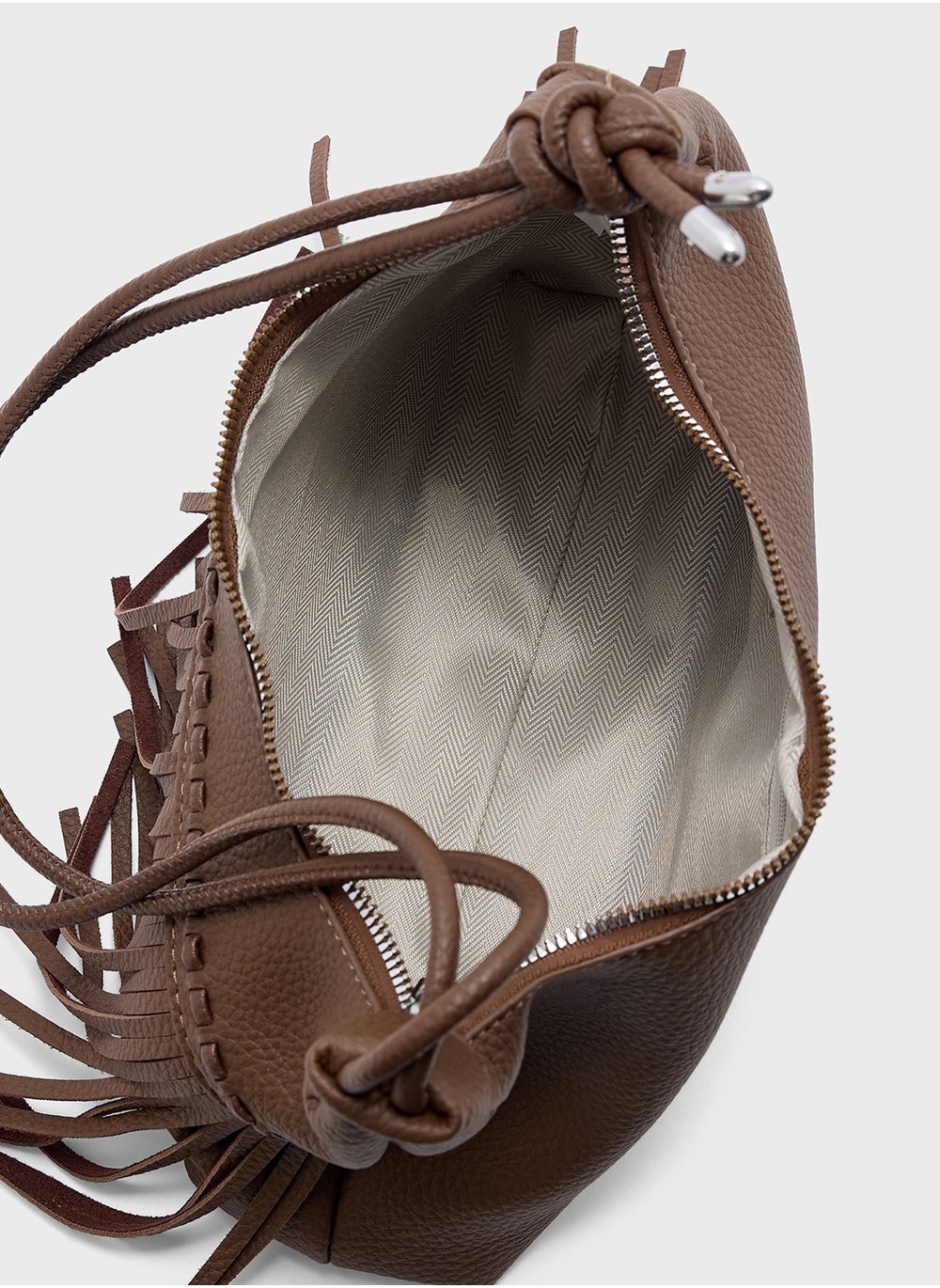 buy-ginger-tassel-detail-shoulder-bag_w6q