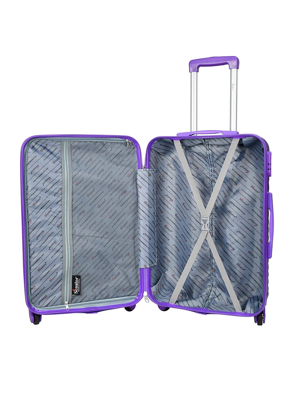 buy-senator-hard-case-travel-bag-luggage-trolley-for-unisex-abs-lightweight-suitcase-with-4-spinner-wheels-kh1065-purple_a3g