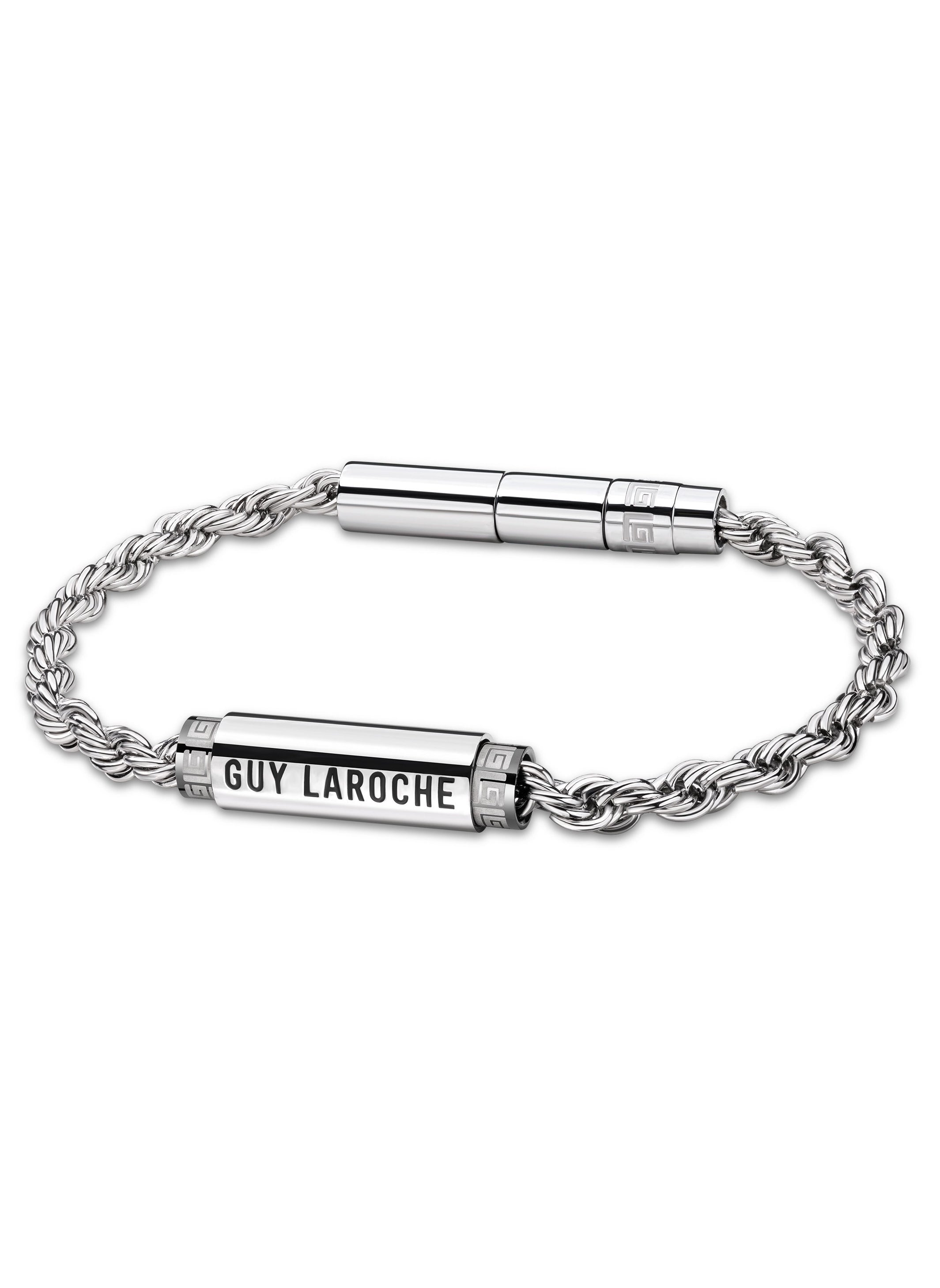 buy-guy-laroche-marcel-silver-chain-with-logo-bracelet-for-men_n4h