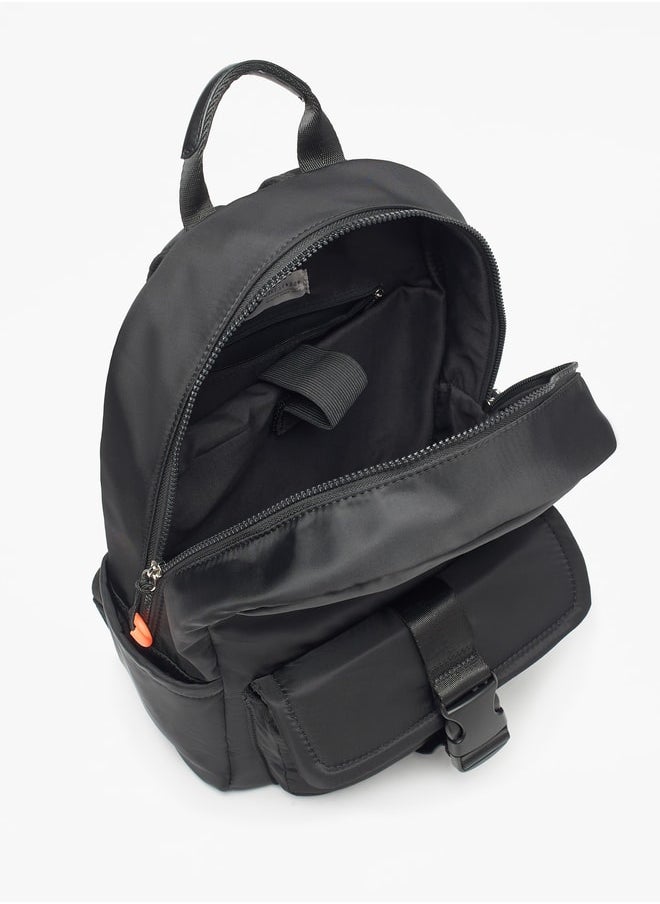 buy-lee-cooper-logo-applique-backpack-with-adjustable-shoulder-straps-and-handle_1qn