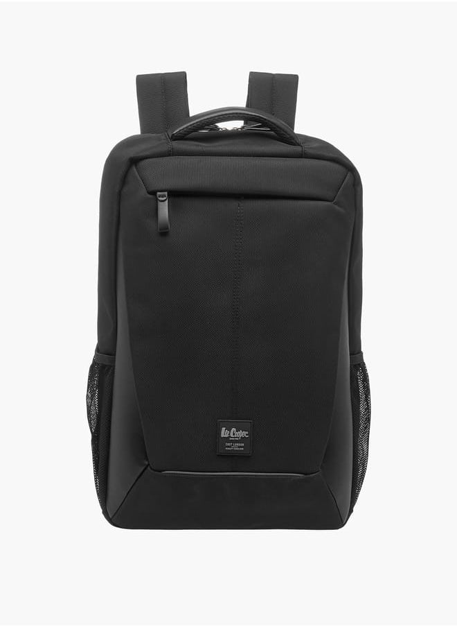 buy-lee-cooper-solid-backpack-with-adjustable-shoulder-straps_xki