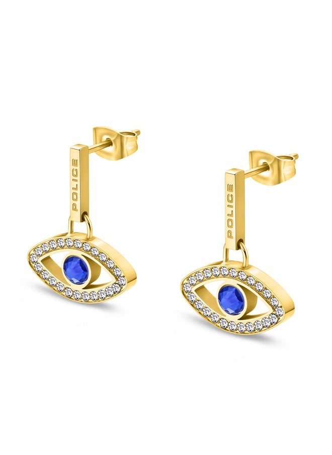 buy-police-eye-gold-plated-ladies-earrings-with-blue-and-white-crystals-8x15mmpejle0003104_jj1