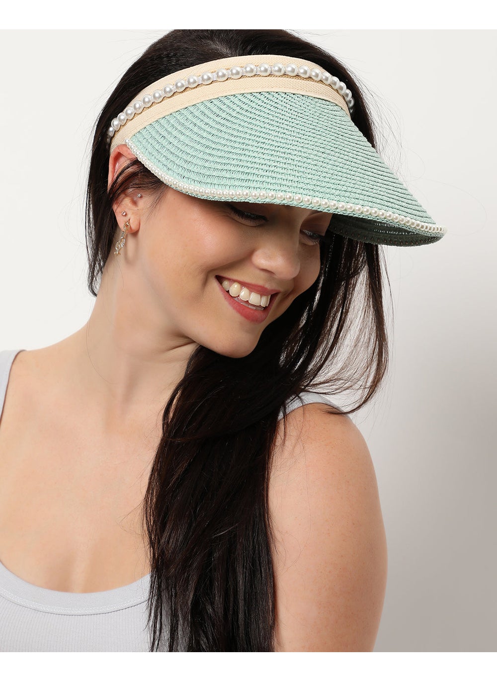 buy-haute-sauce-green-stylish-textured-hat_nzk