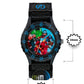 buy-disney-disney-marvel-avengers-black-printed-fabric-strap-watch-avg5008_ela