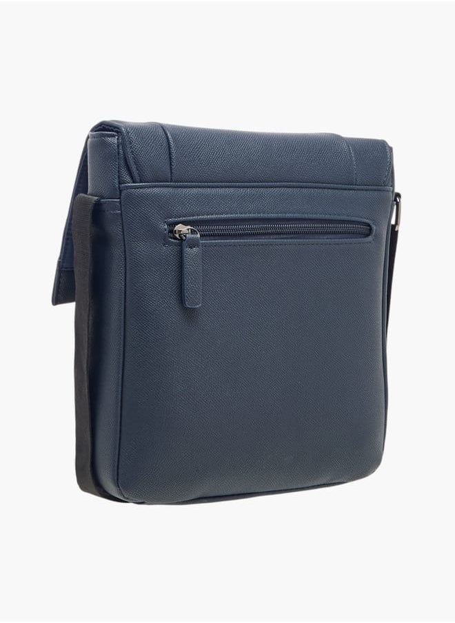buy-lbl-by-shoexpress-men-s-textured-crossbody-bag-with-adjustable-strap_i19