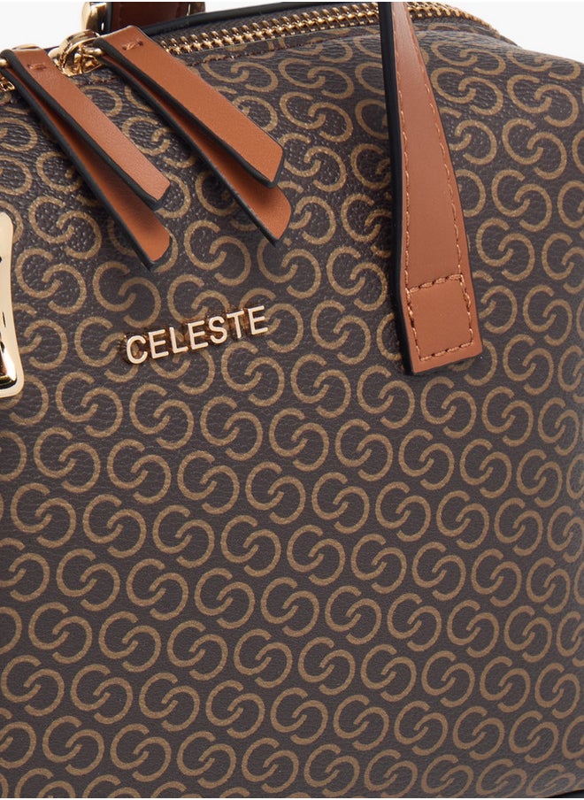 buy-celeste-women-s-monogram-print-tote-bag-with-zip-closure-and-adjustable-strap_20p