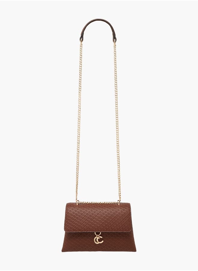 buy-celeste-women-monogram-embossed-crossbody-bag-with-button-closure-and-chain-strap_njw