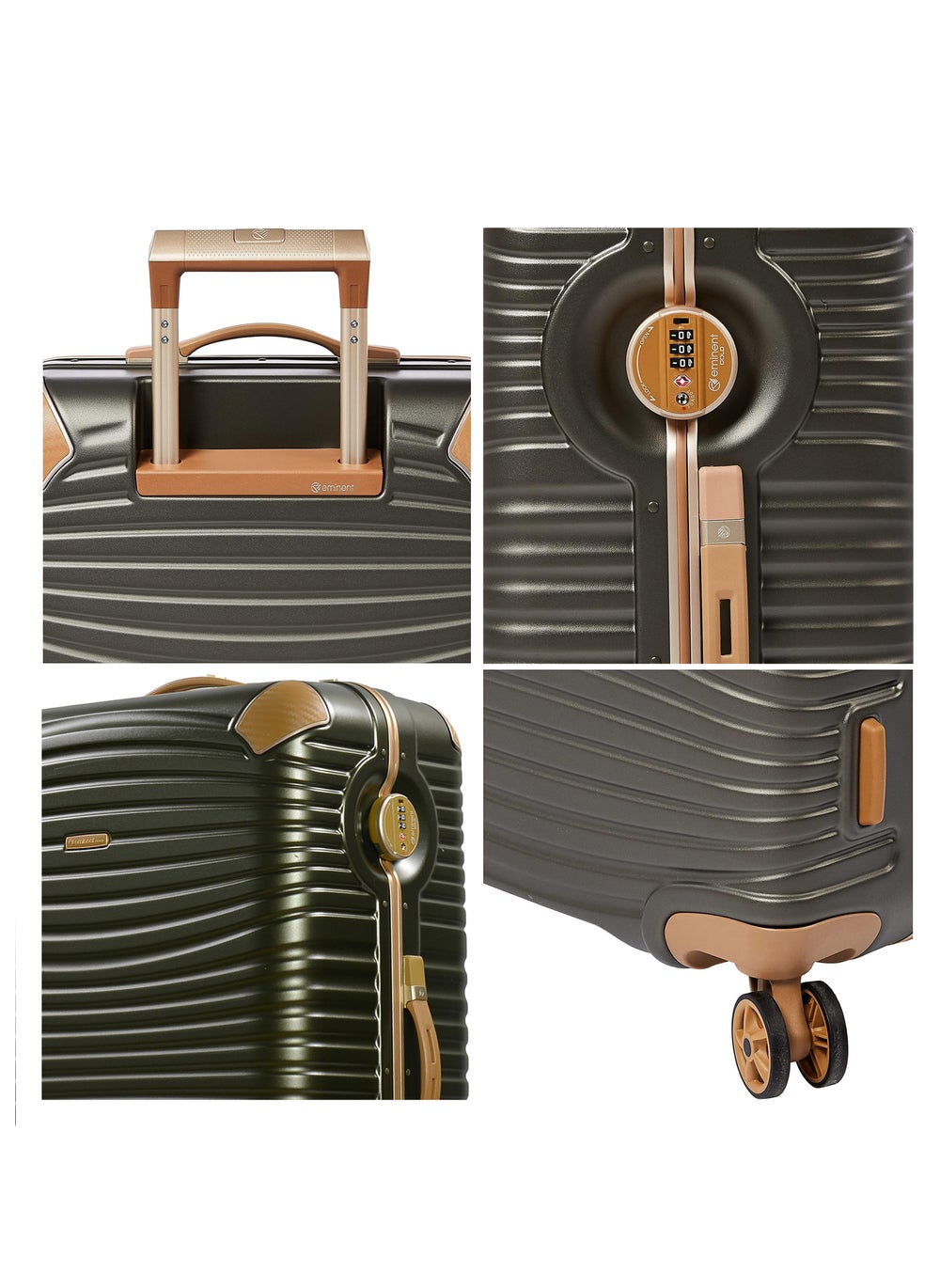 buy-eminent-hard-case-travel-bags-makrolon-polycarbonate-gold-jetstream-aluminum-frame-luggage-zipper-less-suitcase-extra-corner-protection-double-tsa-lock-e9r1-checked-luggage-24-inch-dark-olive_qoo