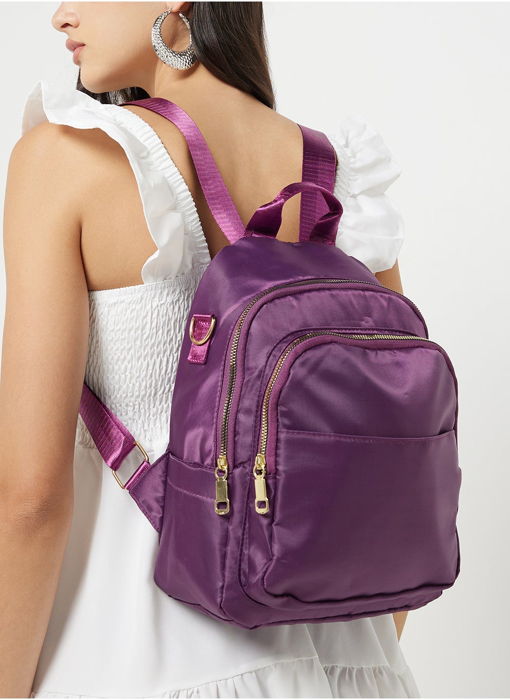 buy-ginger-metal-zip-detail-multi-pocket-backpack_60x