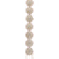 Gold-Plated & White Kundan-Studded Pearl Choti