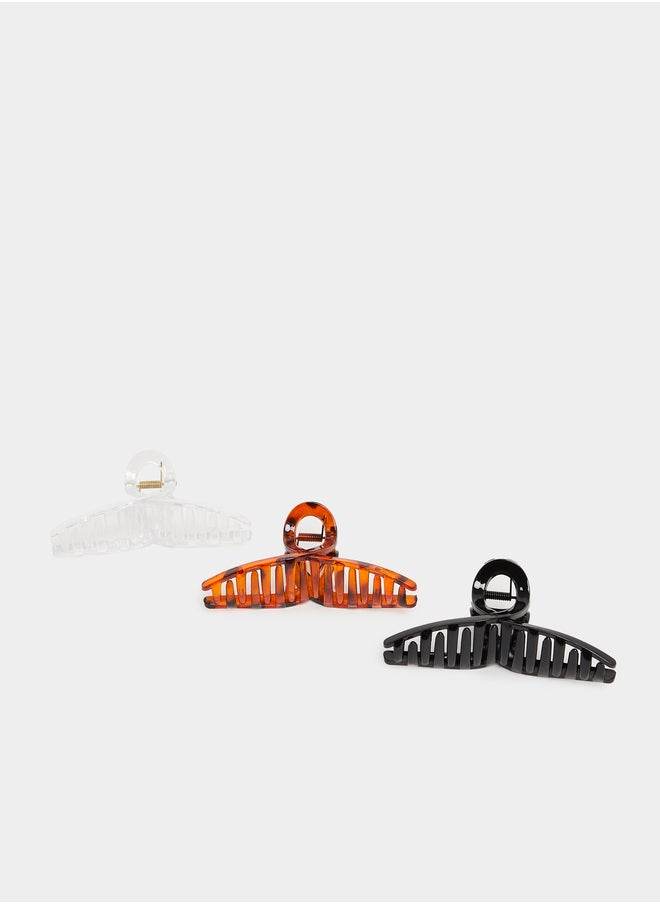 buy-styli-set-of-3-solid-and-printed-claw-clips_s60
