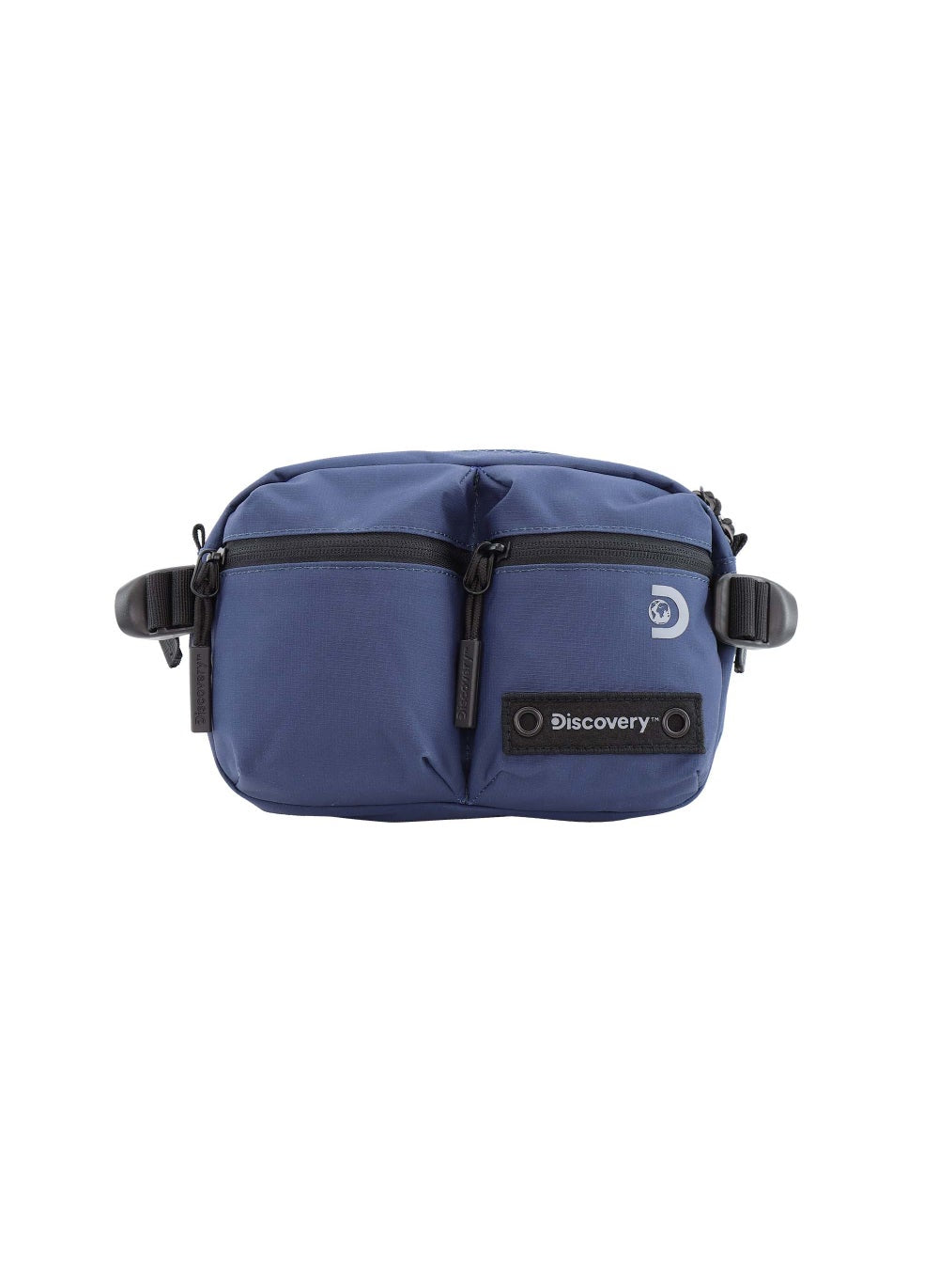 buy-discovery-discovery-shield-rpet-polyester-waist-bag-blue-navy-hip-bag-with-adjustable-strap-rfid-pocket-suitable-for-travel-outdoors-gym-hiking-for-men-and-women_13t