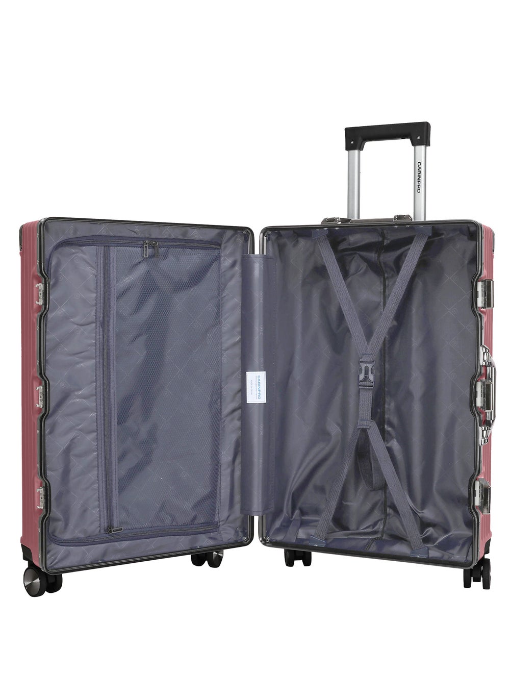 buy-cabinpro-lightweight-aluminum-frame-fashion-luggage-trolley-polycarbonate-hard-case-medium-checked-luggage-suitcase-with-4-quite-360-degree-double-spinner-wheels-cp001-rose-gold_9w2