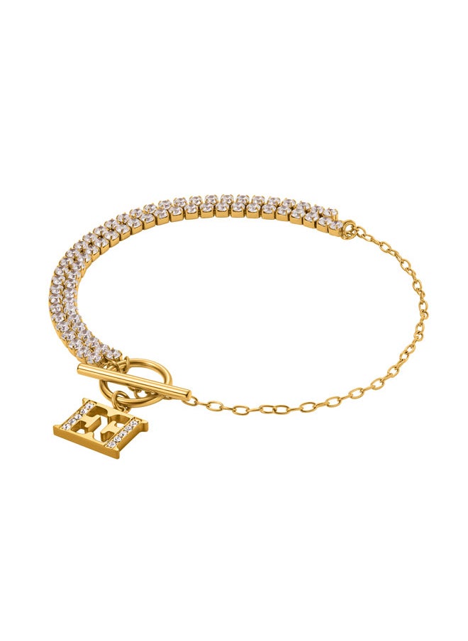 buy-escada-diana-bracelet-for-women-two-tone-gold-plated-link-chain-crystal-embellished-logo-statement-luxury_84k