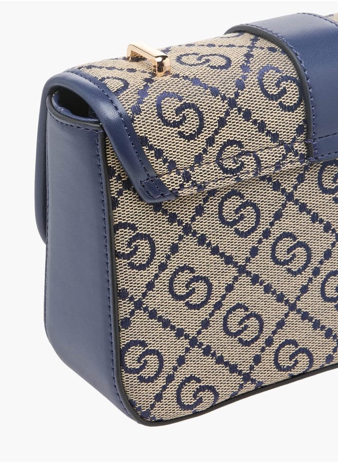 buy-celeste-women-jacquard-monogram-crossbody-bag-with-button-closure-and-adjustable-strap_fqo
