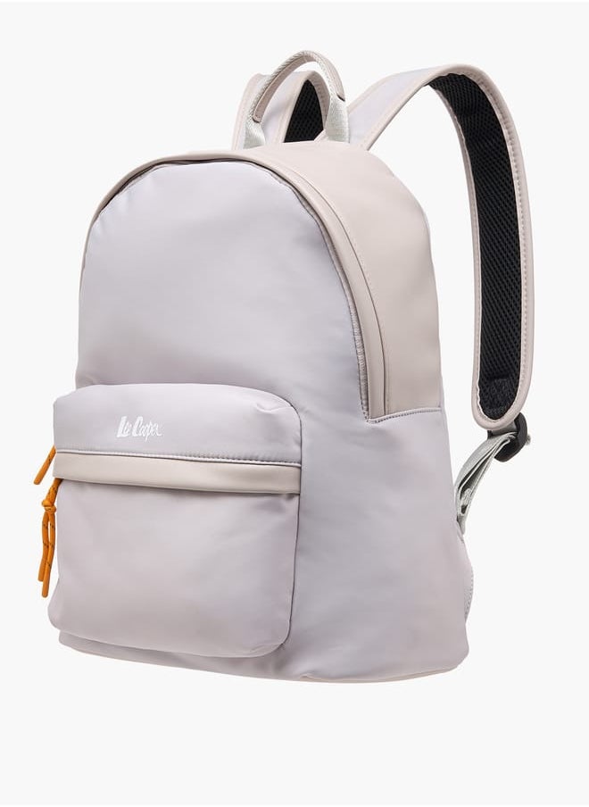buy-lee-cooper-women-logo-print-backpack-with-adjustable-shoulder-straps-and-zip-closure-31x40x19-cm_1bm