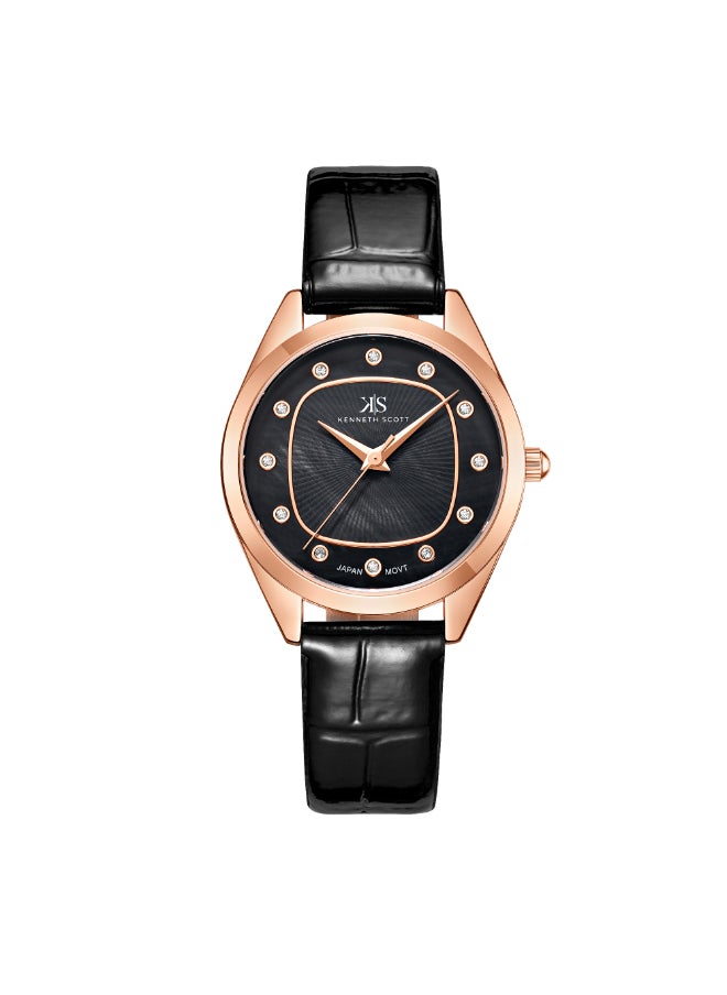 buy-kenneth-scott-women-s-polyurethane-analog-watch-k24508-rlbb-31-mm_75g