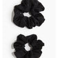 Satin Elegance Scrunchie Duo
