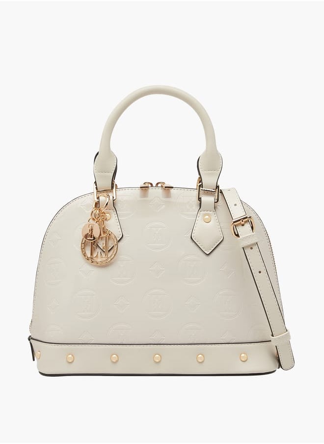 buy-elle-women-monogram-embossed-tote-bag-with-top-handles-and-detachable-strap_395
