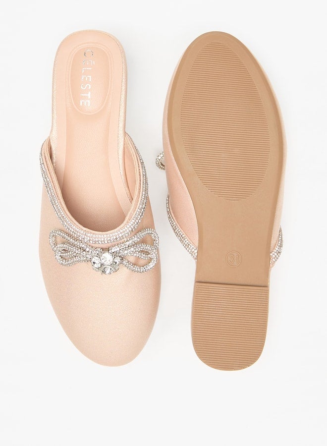 buy-celeste-girls-embellished-slip-on-mule-shoes_ddv