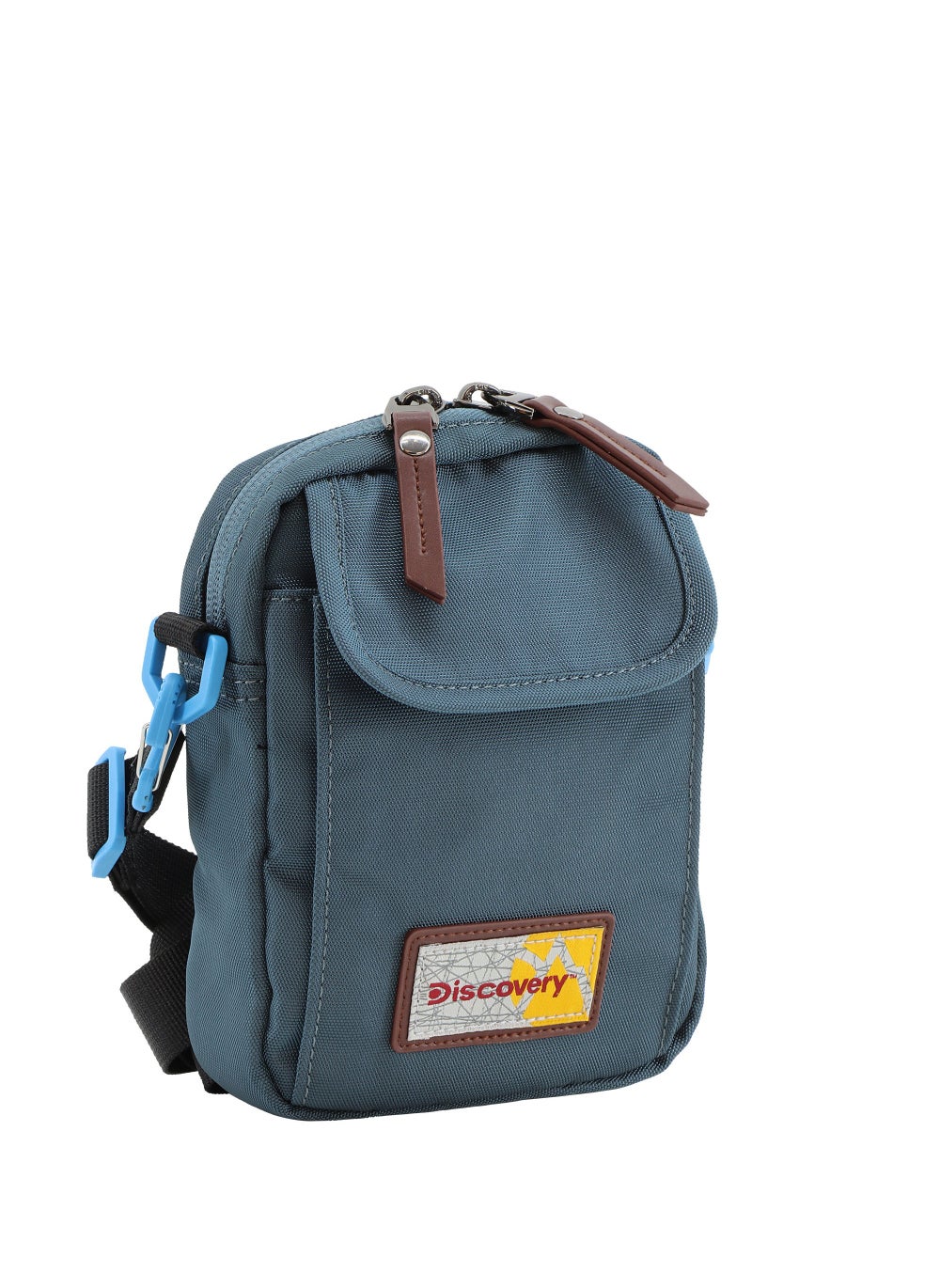 buy-discovery-discovery-icon-utility-bag-steel-blue-zipper-compartment-casual-shoulder-bag-for-men-and-women-removable-shoulder-strap-secure-rfid-pocket_r3k
