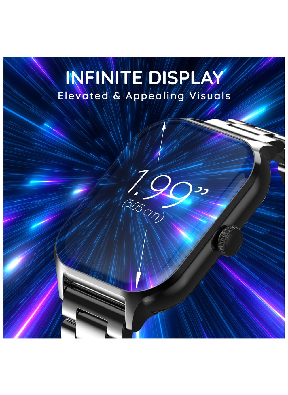 buy-pebble-elevate-1-99-infinite-display-smartwatch-ip67-water-dust-resistance-compatible-with-android-ios-bt-calling-health-suite-multi-sports-mode-ai-voice-assistance-sleep-monitor-jet-black_8pm
