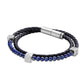 buy-guy-laroche-victor-blue-leather-and-lapis-beads-bracelet_o7c